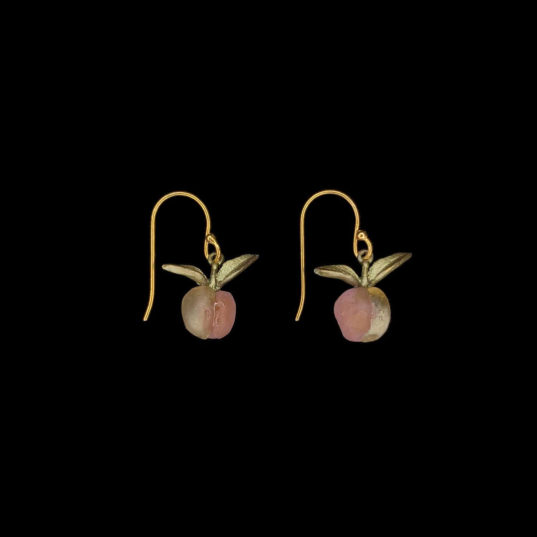 Peach Tree Earrings - Dainty Wire