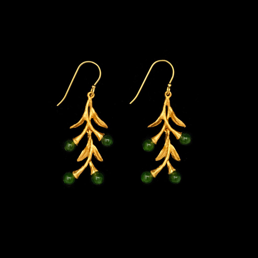 Pepper Earrings - Long Dangle Wire