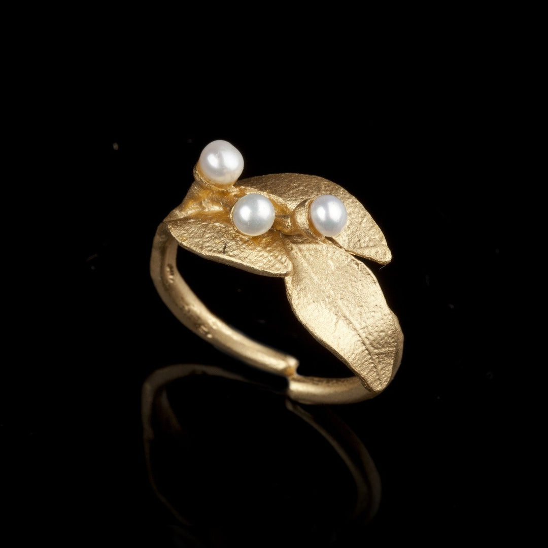 Bay Laurel Ring - Pearls