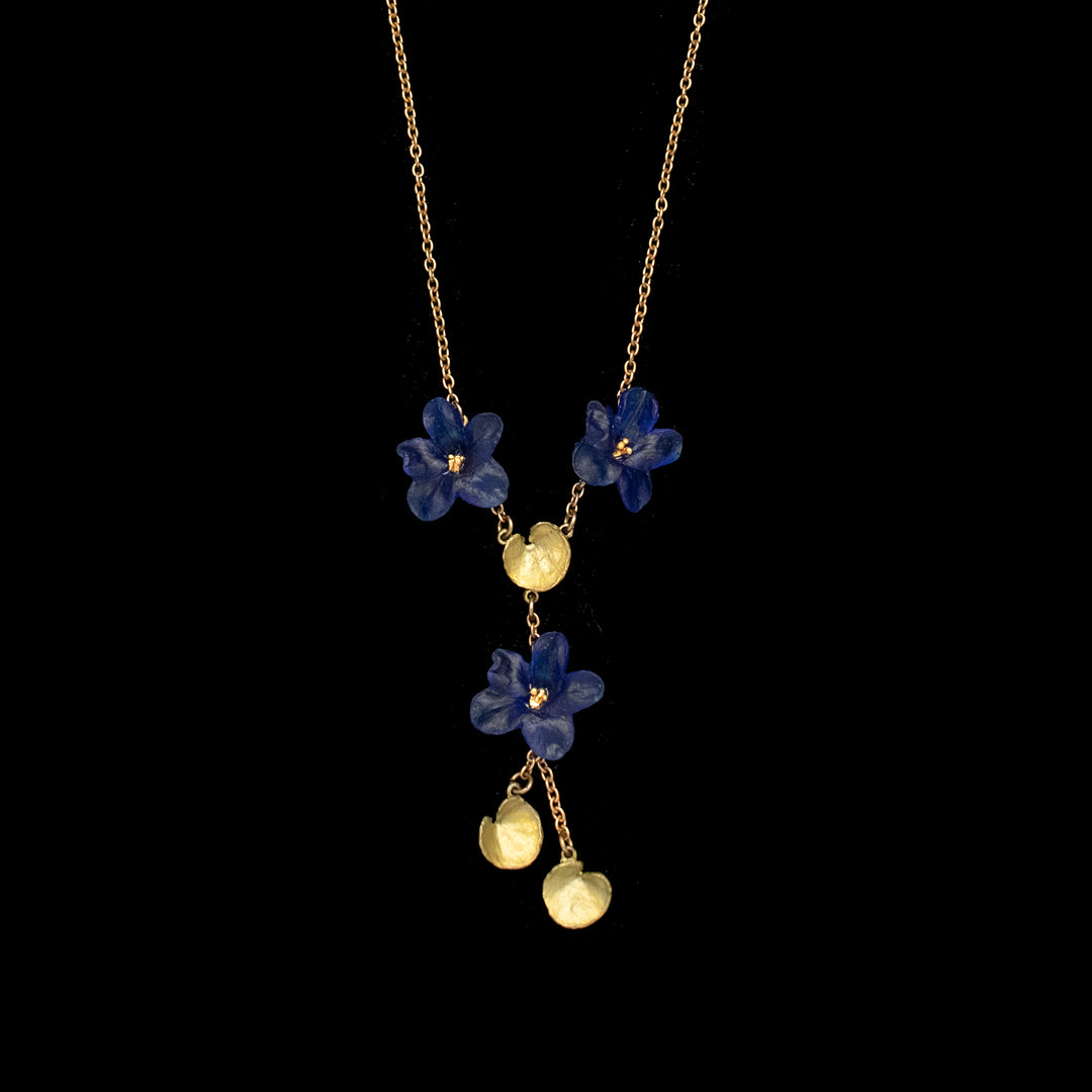Wild Violet "Y" Pendant
