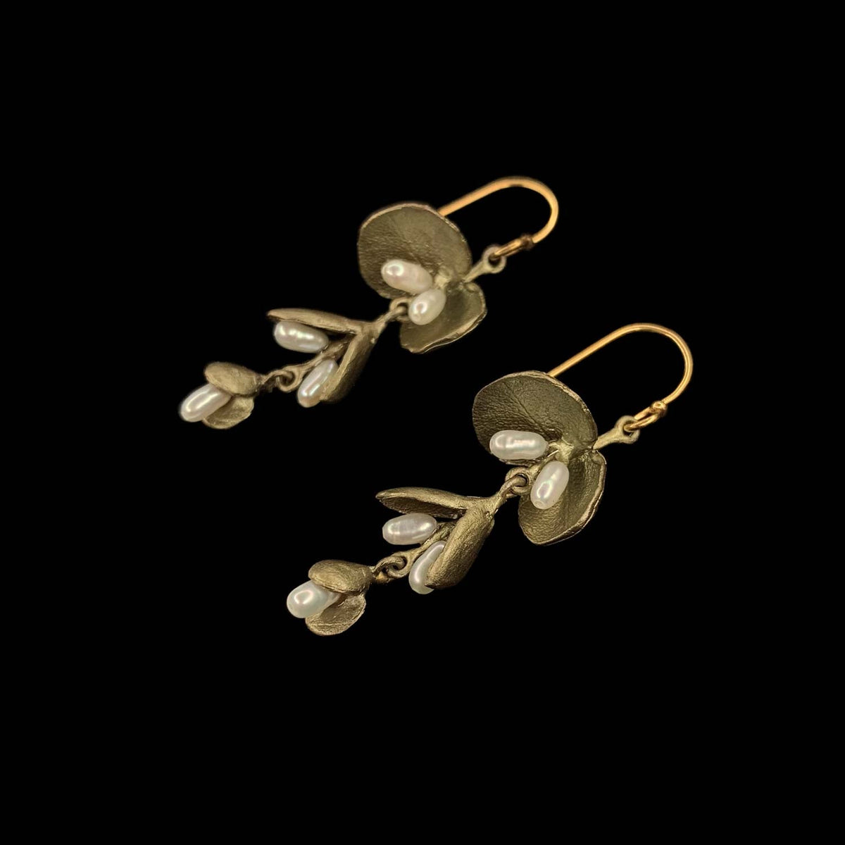 Eucalyptus Seed Earrings Wire Michael Michaud US