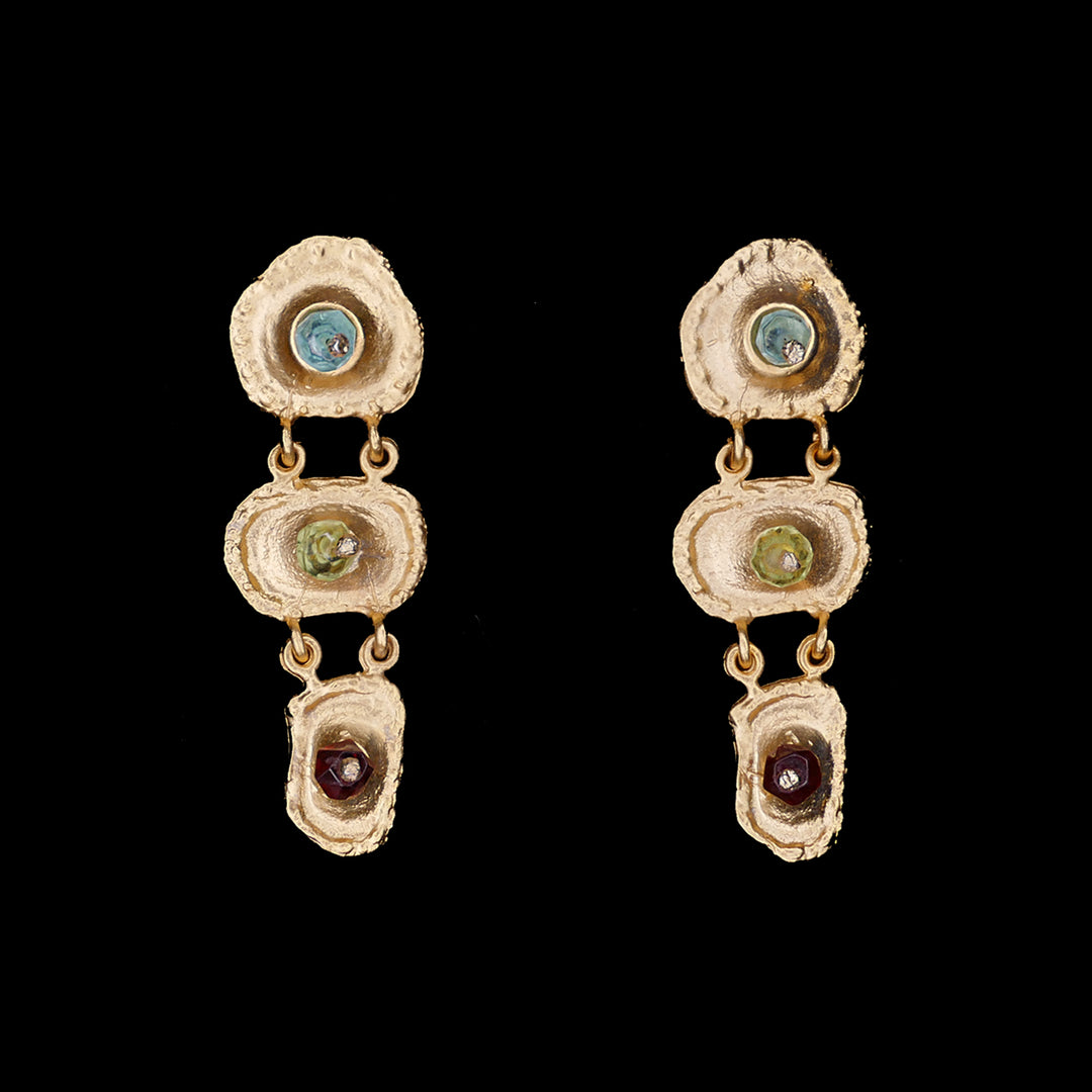 Fine Sea Urchin Post Earrings