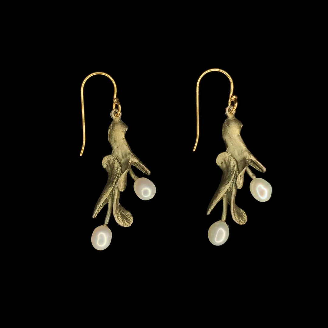 Spiral Pod Earrings - Wire
