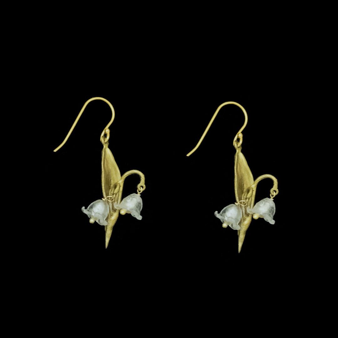 lily flower earrings Lily of the Valley Earrings