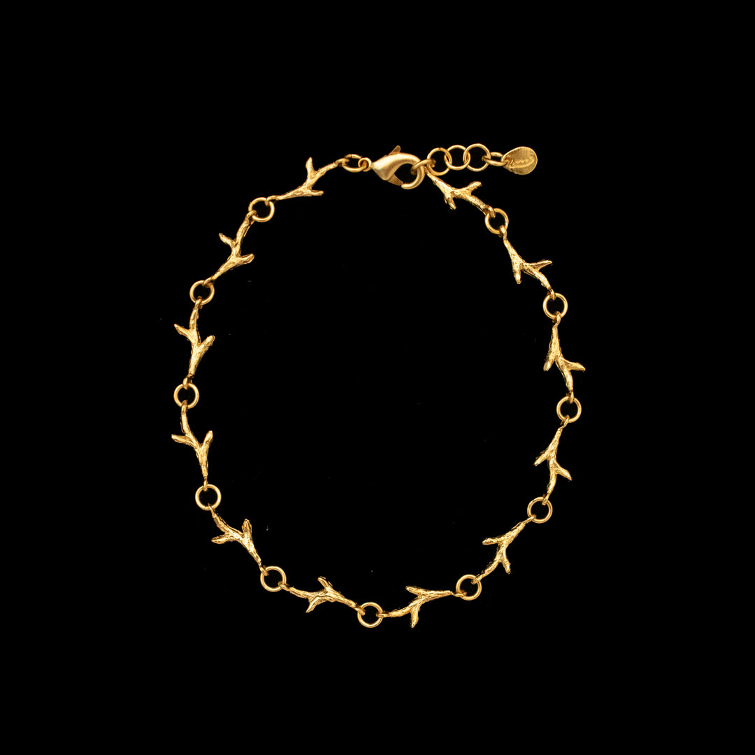 Twig Ankle Charm Bracelet - Base