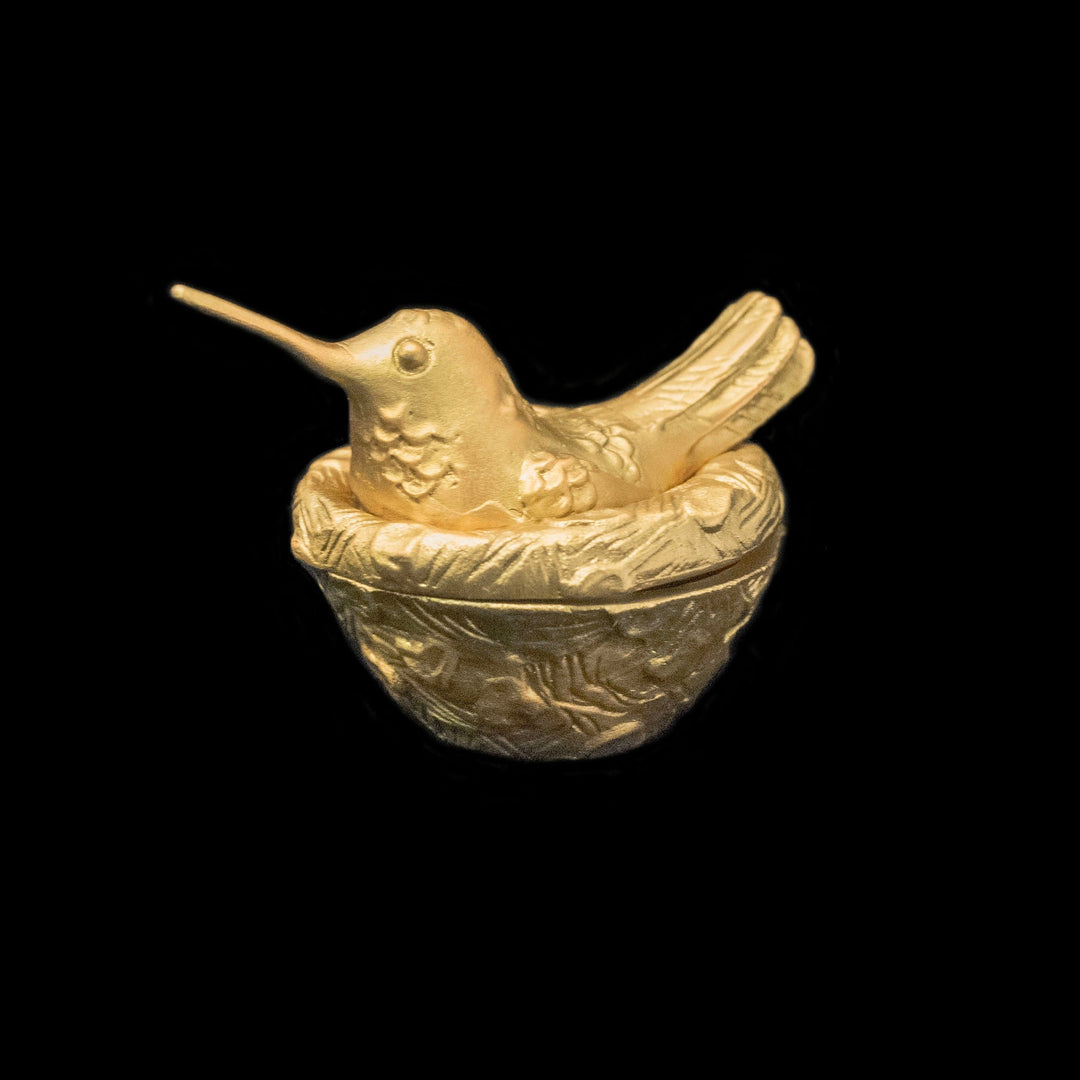 Honduran Hummingbird Box - Gold