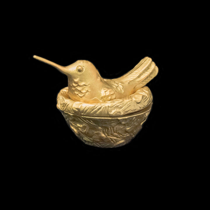 Honduran Hummingbird Box - Gold