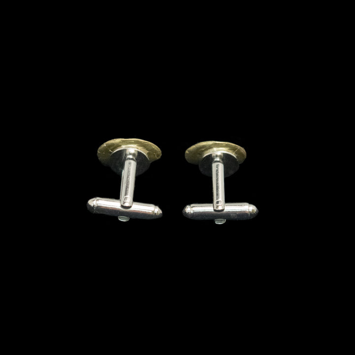 Spiral Geranium Cufflinks