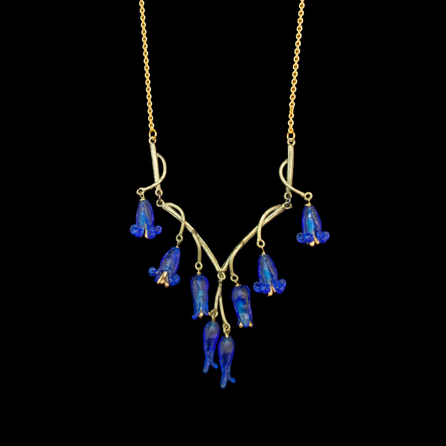 80s Maddalena Marconi ジュエル装飾 チェーンバッグ 青 English Bluebells – Michael Michaud US