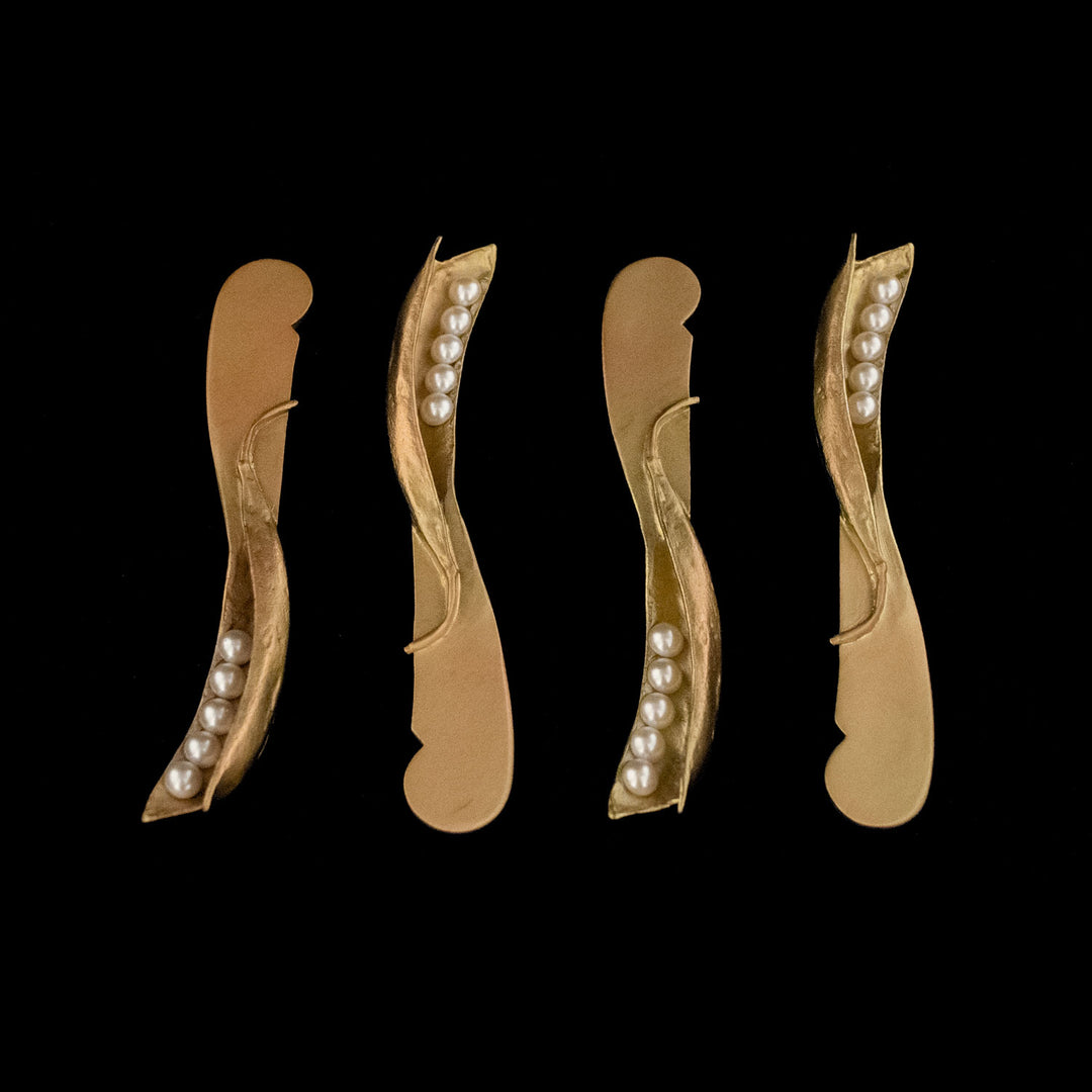 Pea Pod 4 Piece Cheese Spreader Set