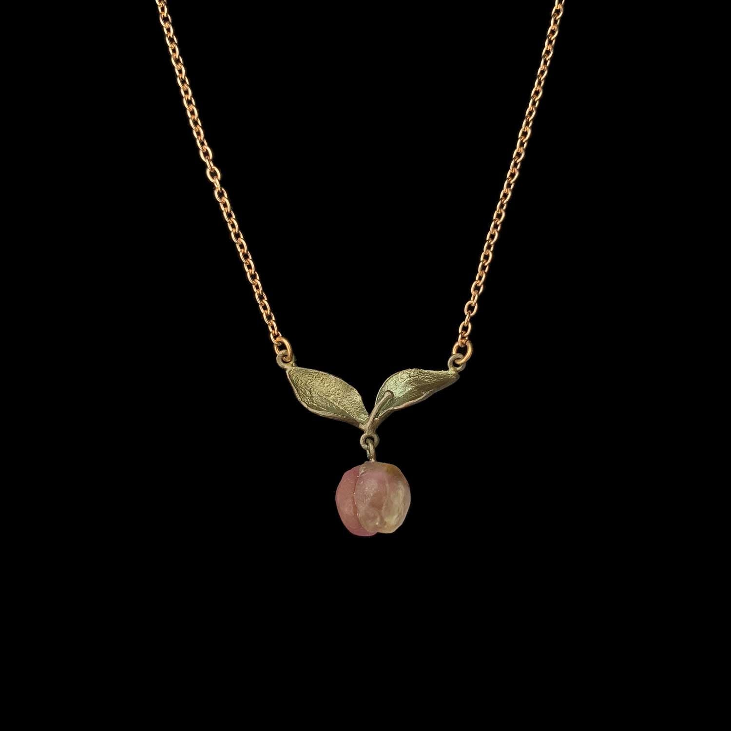 Peach Tree Pendant - Dainty