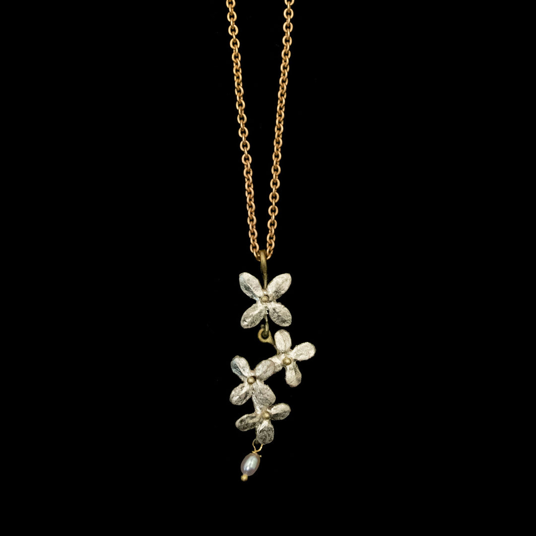 White Hydrangea Pendant