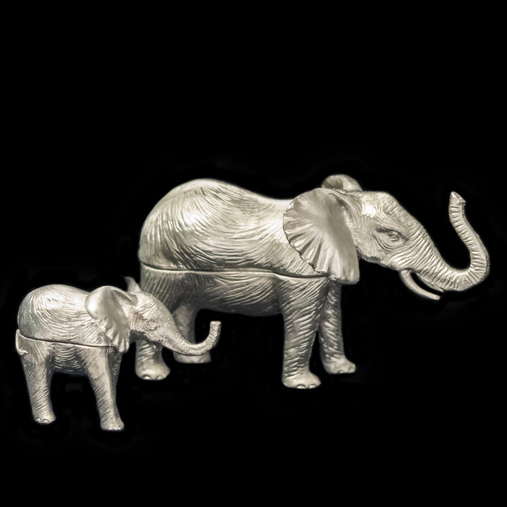 Mother & Baby African Elephant Box - Set of 2 Boxes