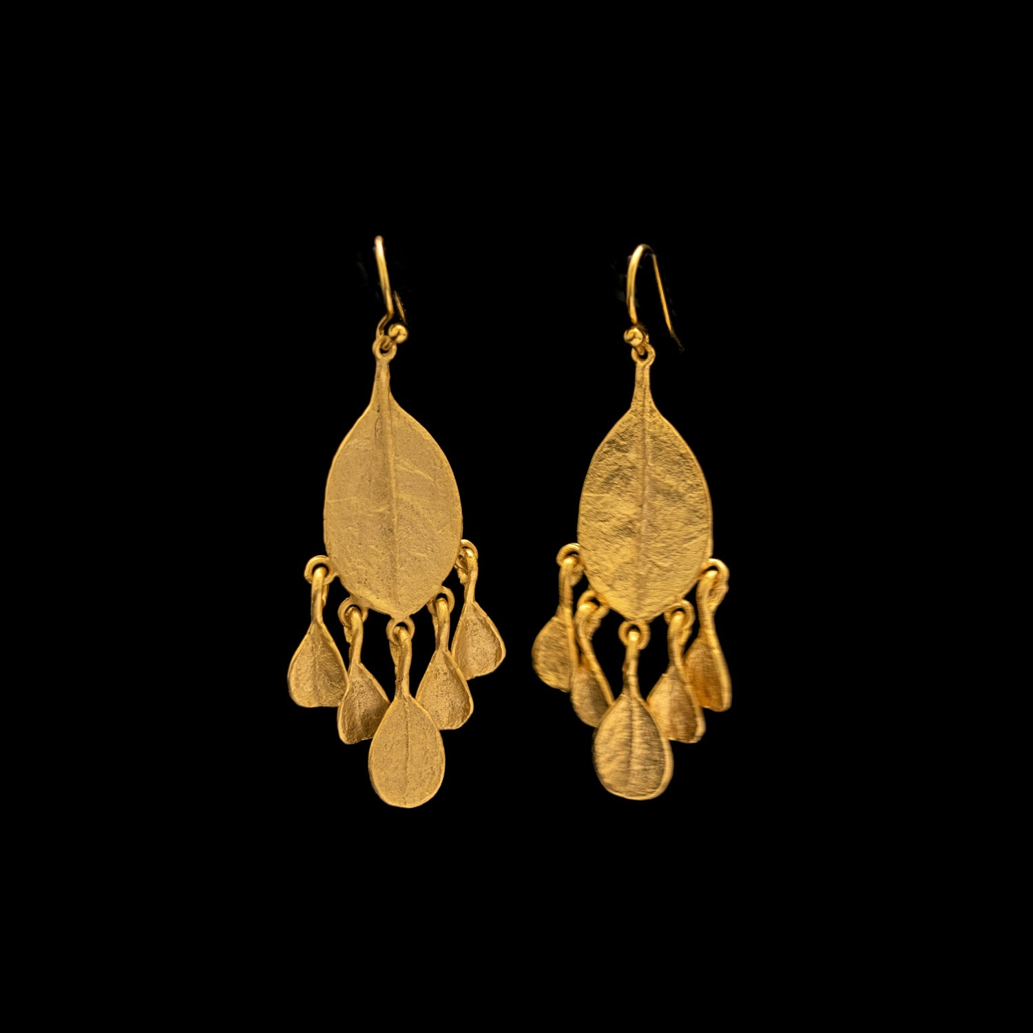 Fine Bahamian Bay Leaf Earrings