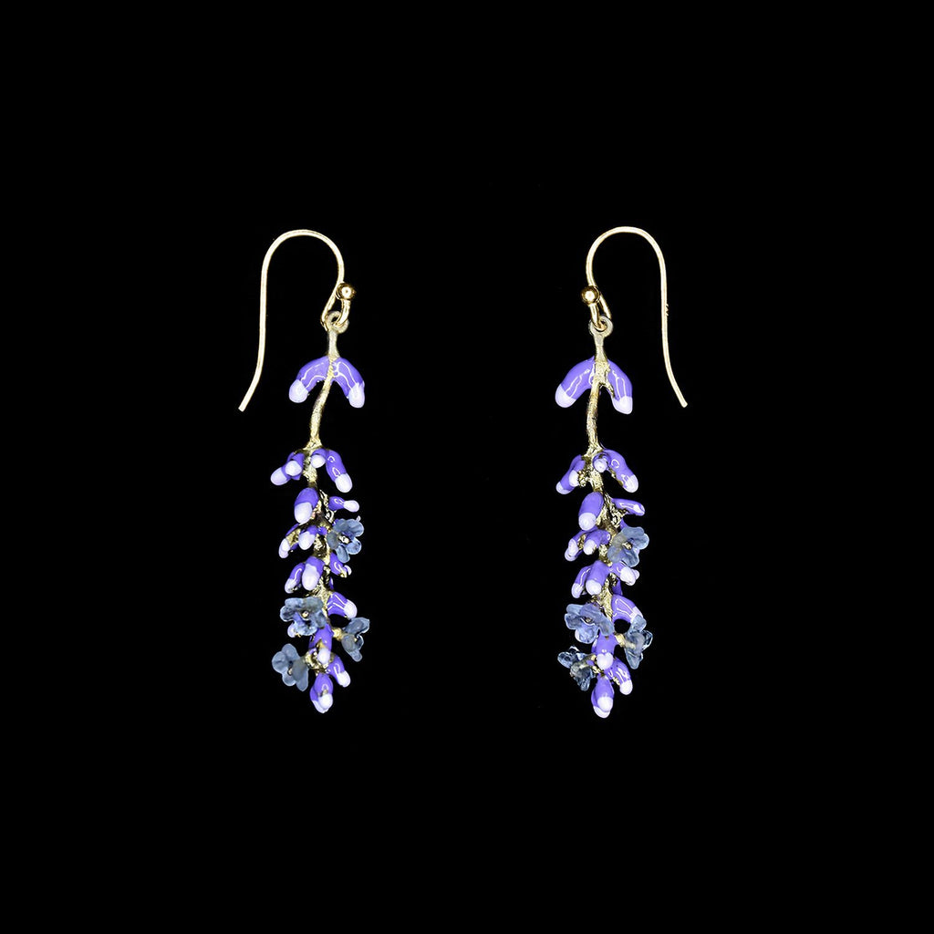Lavender Earrings - Wire – Michael Michaud US
