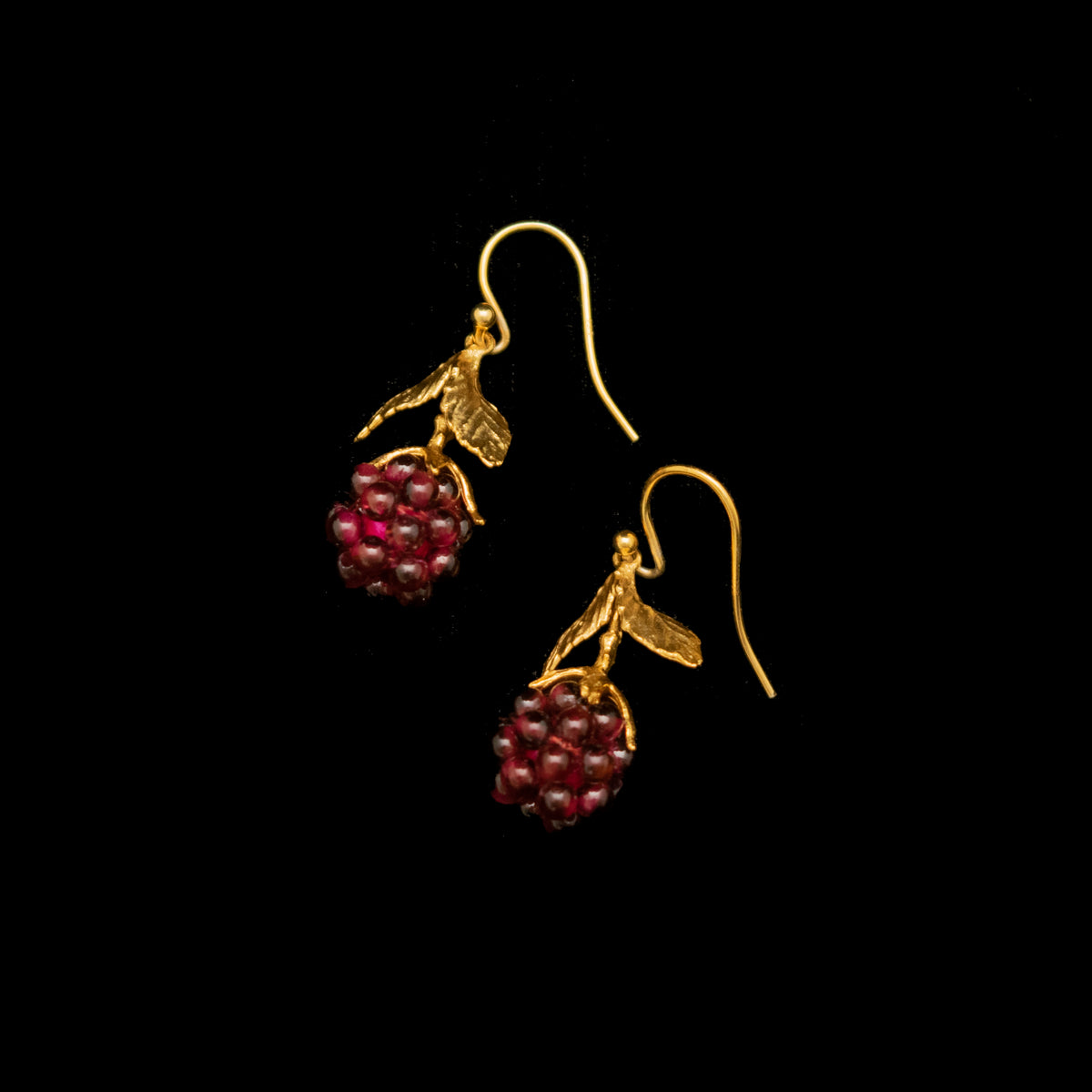 Fine Raspberry Earrings β Michael Michaud US