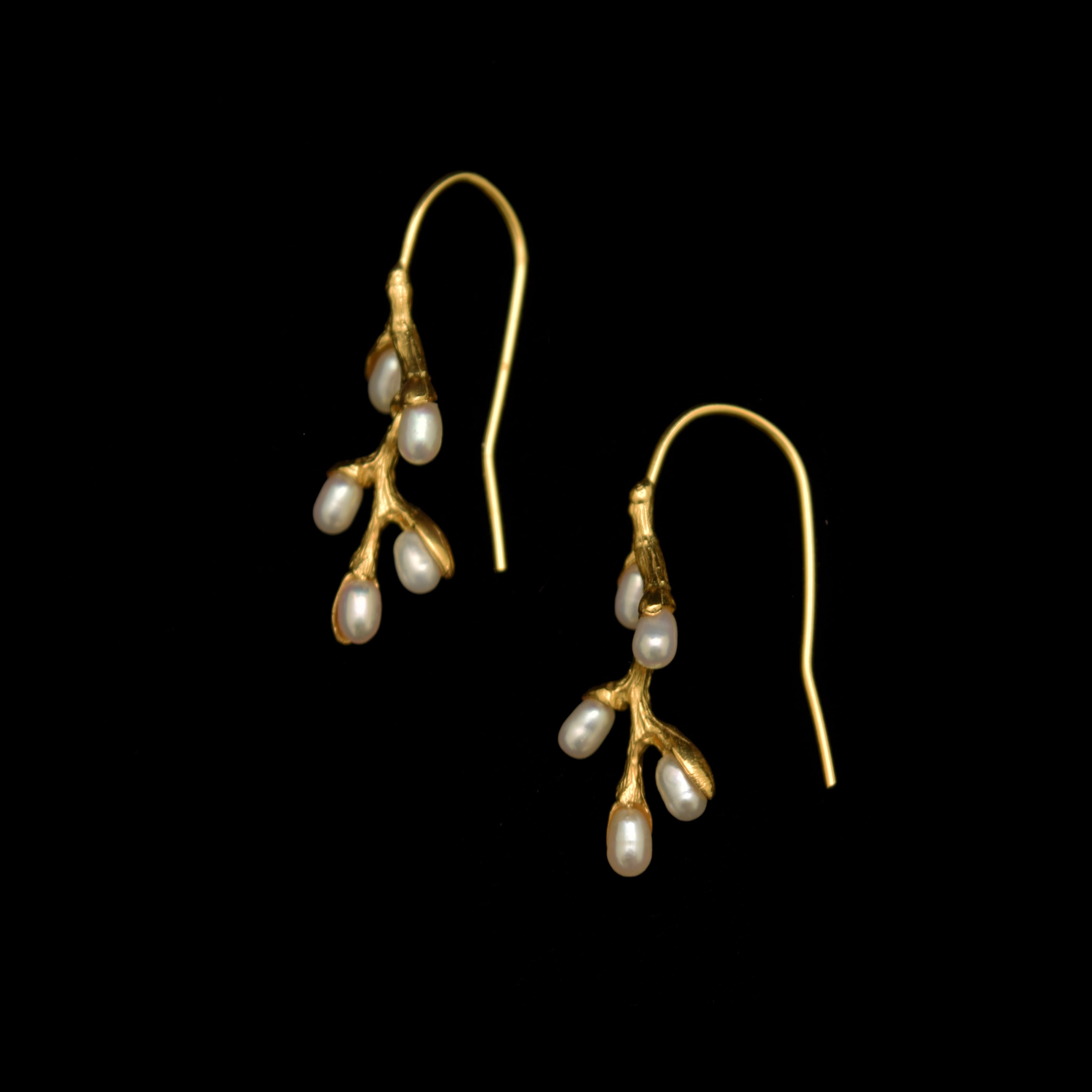 Fine Pussy Willow Wire Earrings