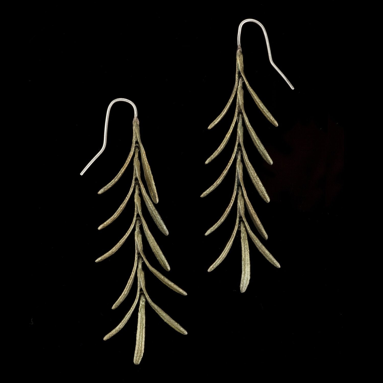 Rosemary Earrings - Long Wire Dangle
