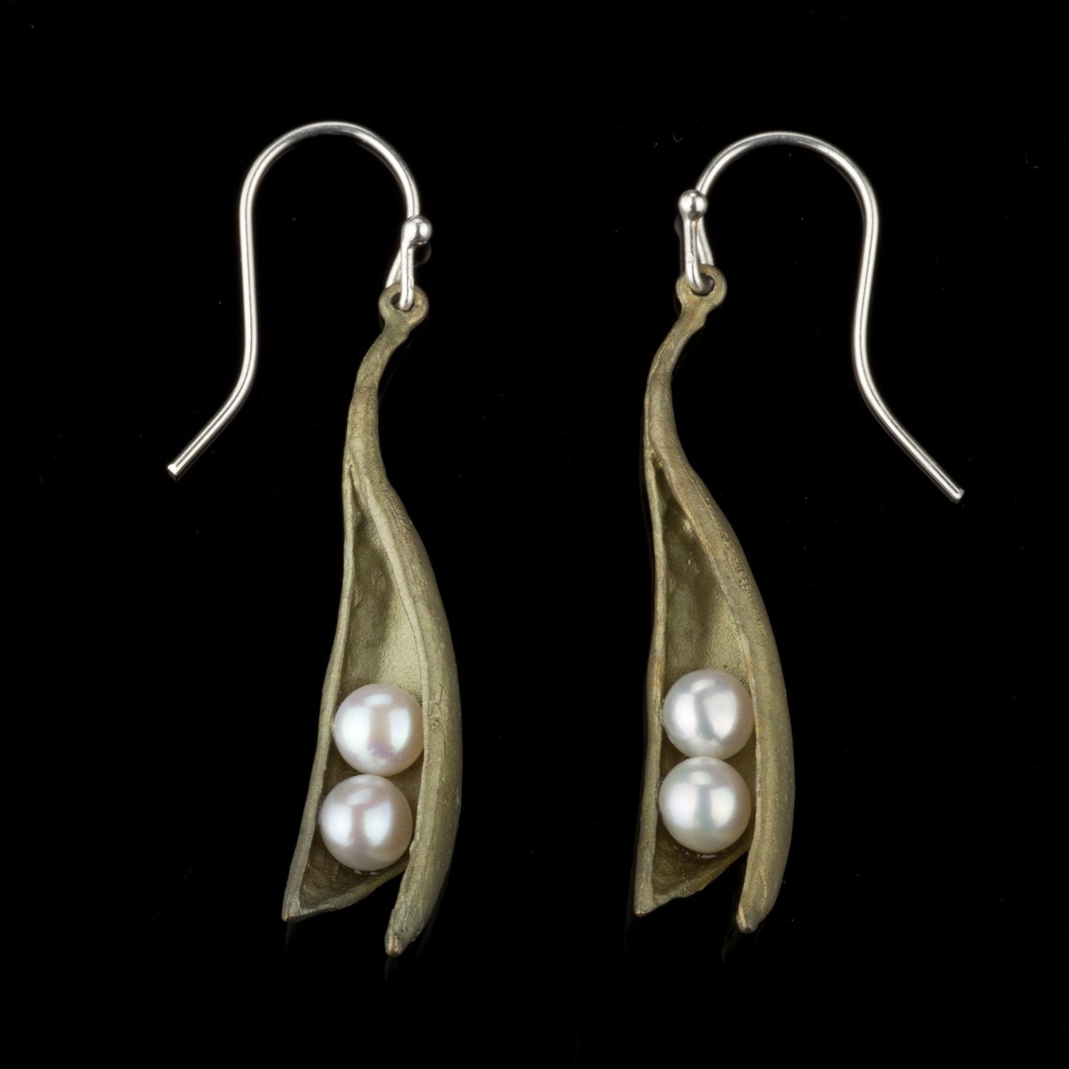 Pea pod earrings on sale
