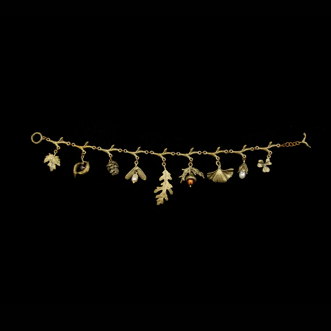 Acorn & Oaks Charm Bracelet – Michael Michaud US