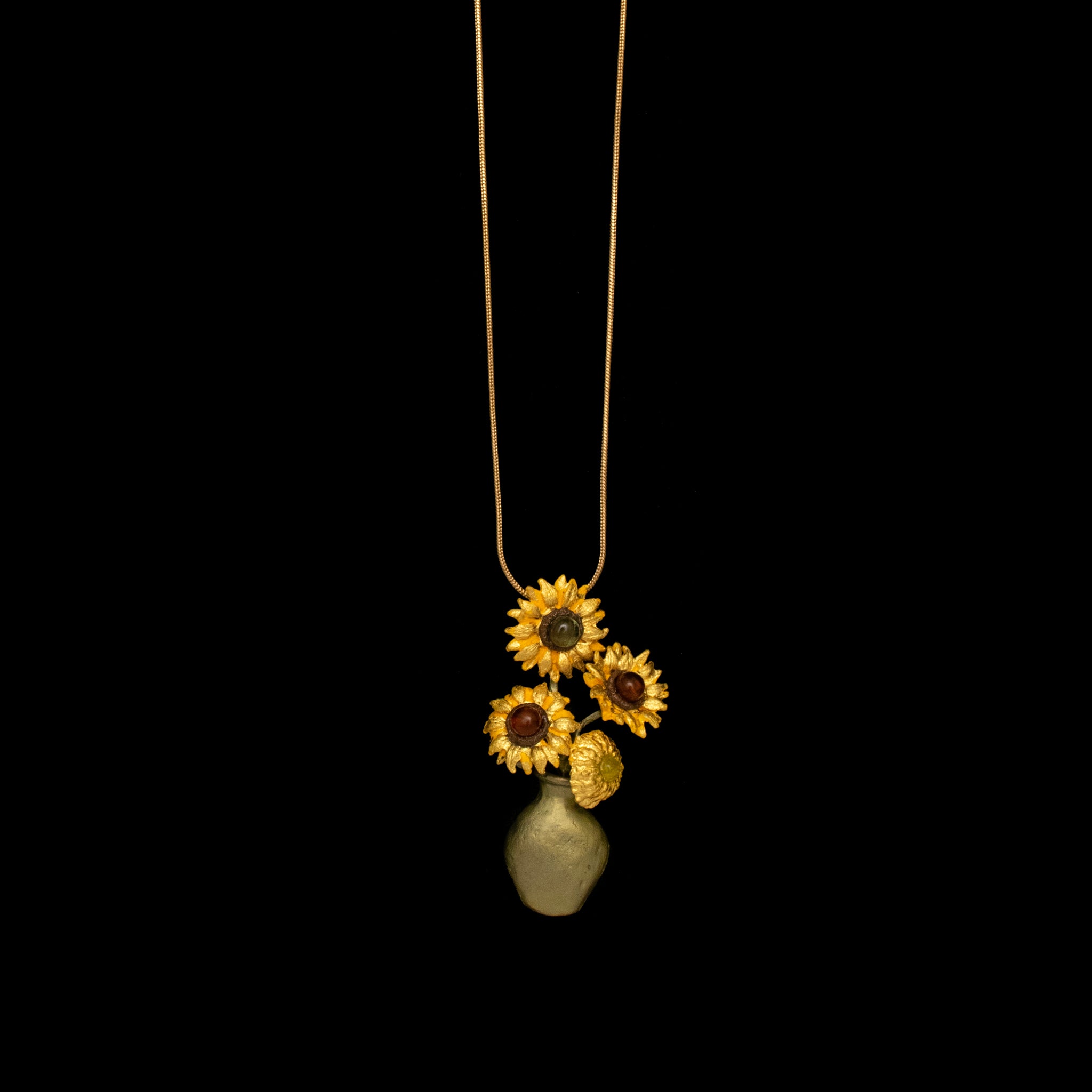 Van gogh shop sunflower necklace