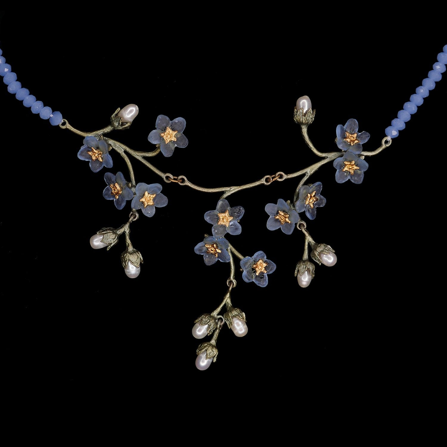 Forget Me Not Necklace - Triple Dangle