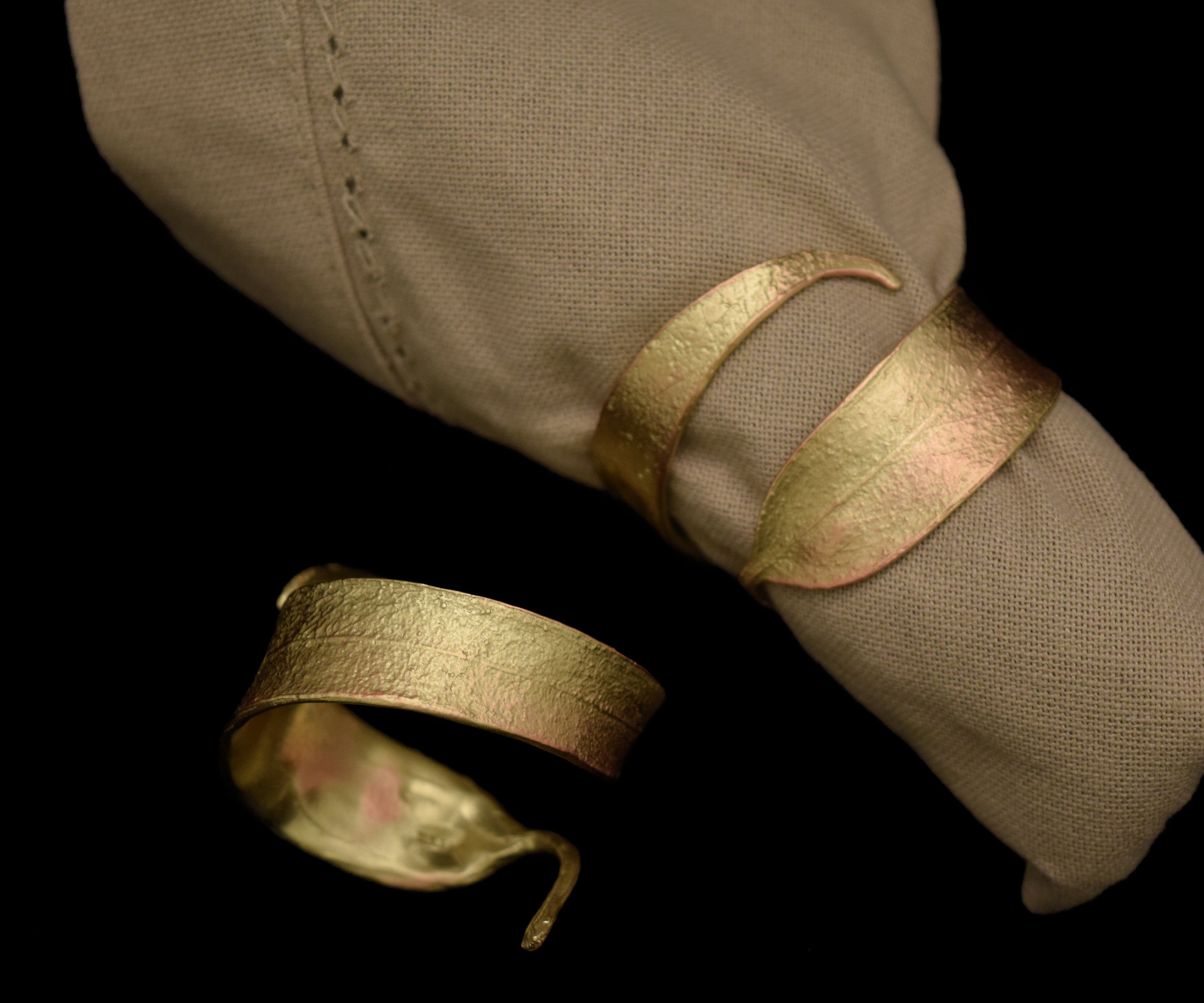 Eucalyptus Napkin Rings - Bronze