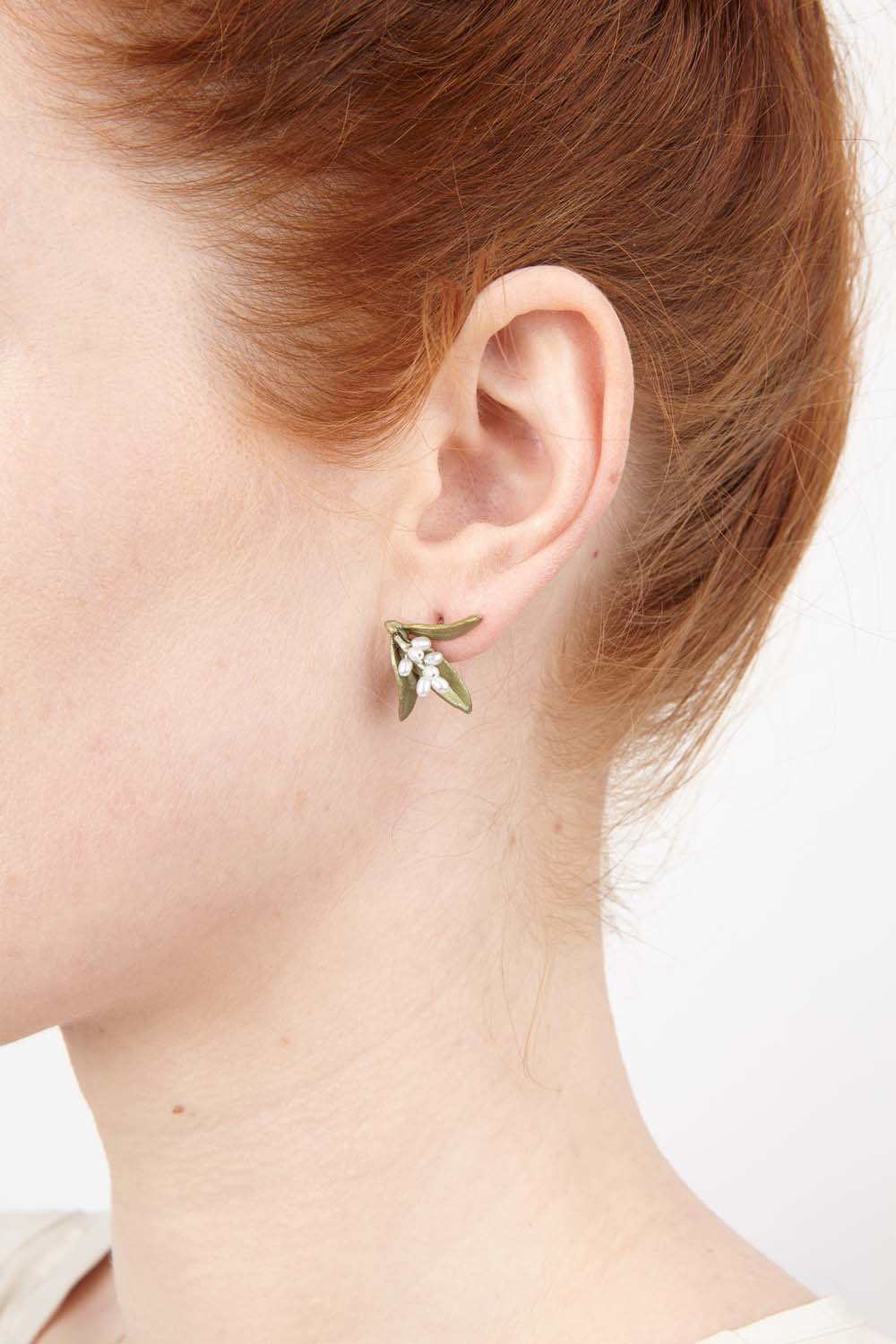 Flowering Myrtle Earrings - Post