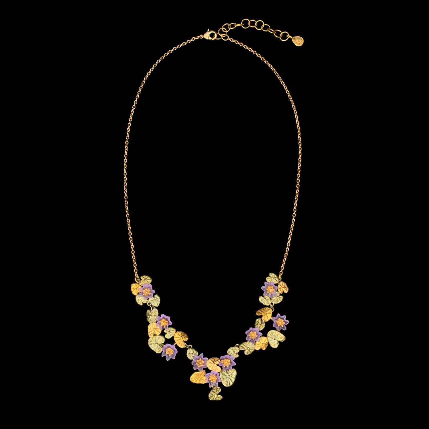 Giverny Water Lilies Necklace - Statement