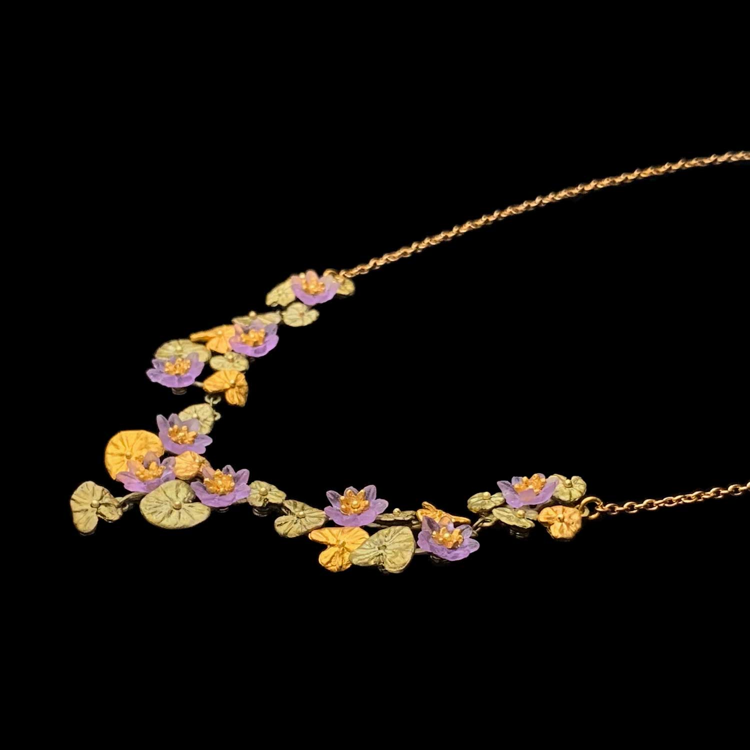Giverny Water Lilies Necklace - Statement