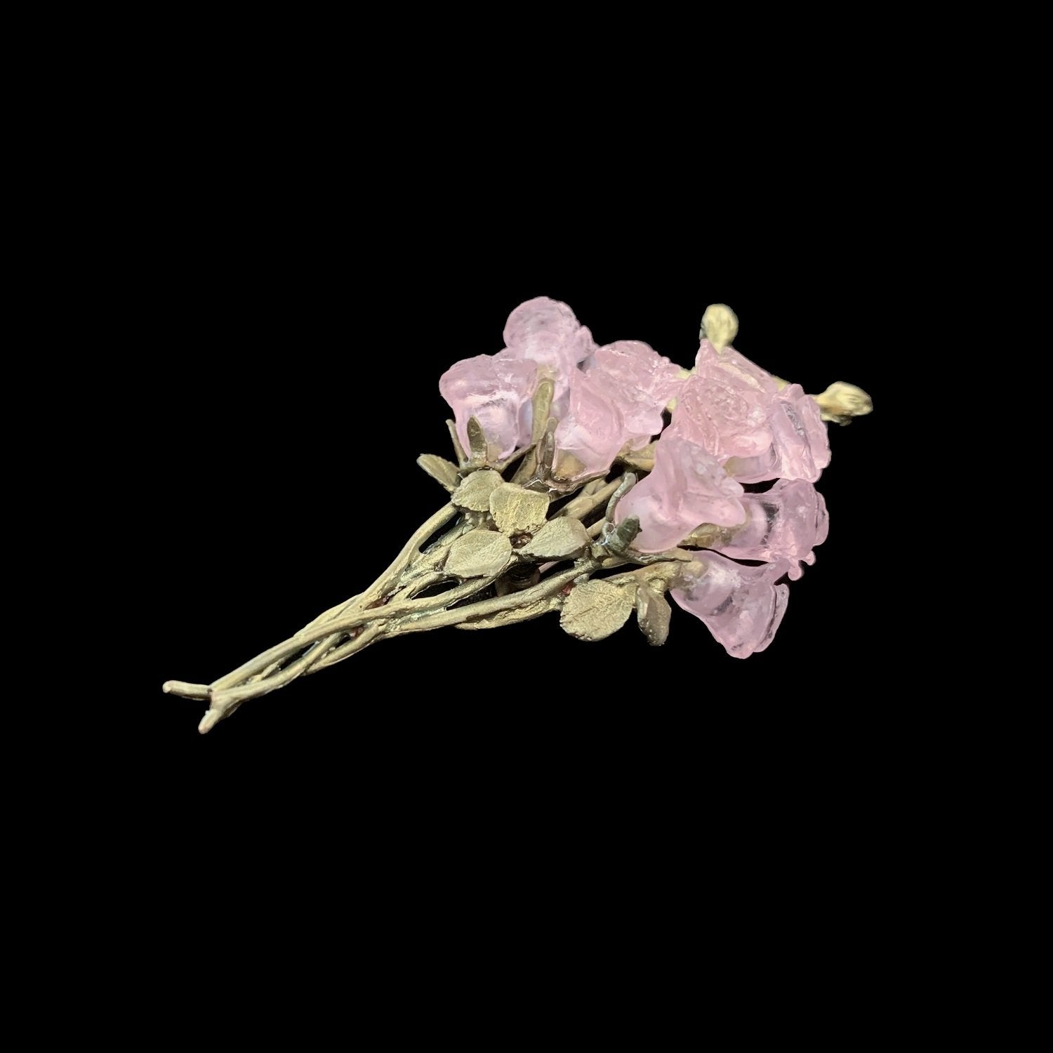Blushing Rose Brooch - Bouquet
