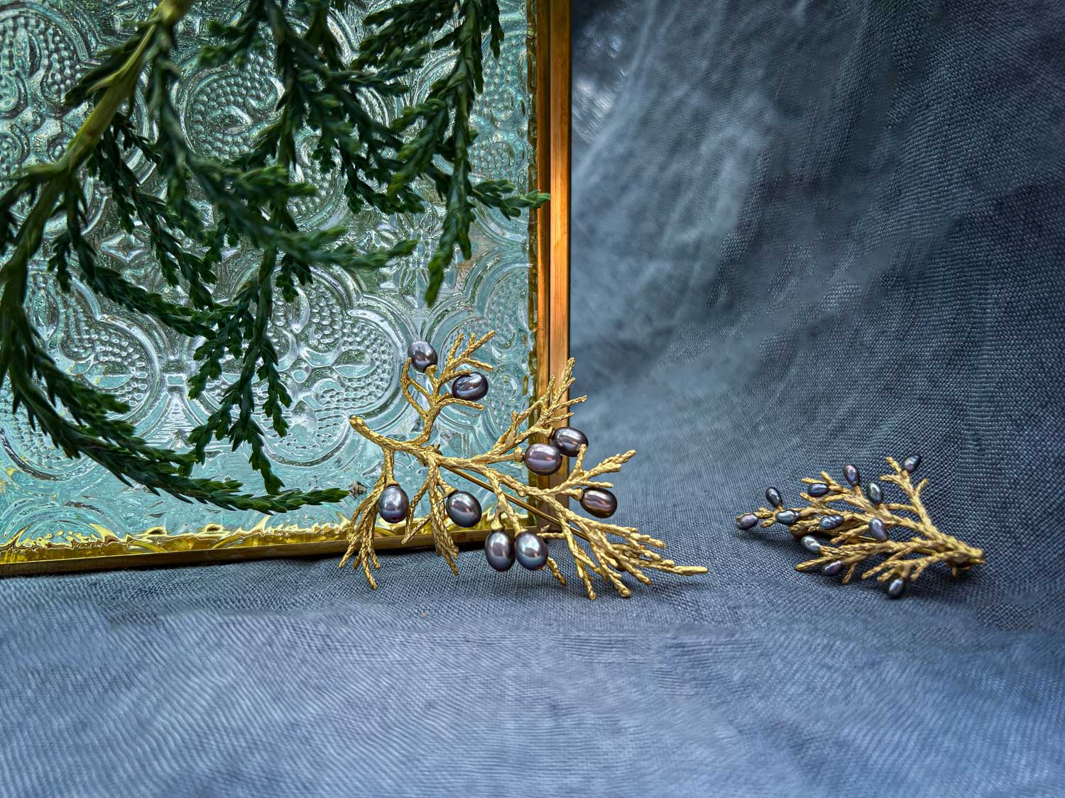 Julier Reed Brooch Juniper Brooch – Michael Michaud US