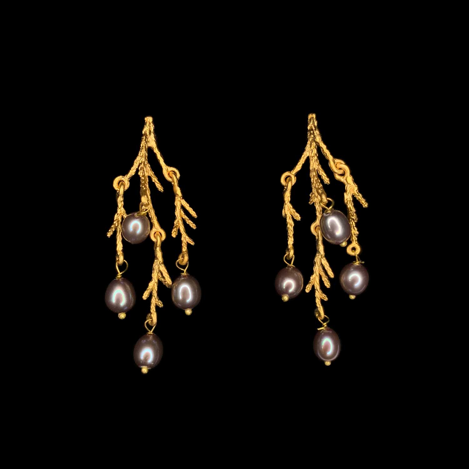 Juniper Earrings - Chandelier Post