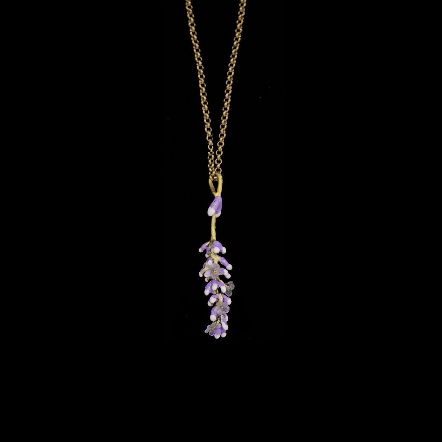 Lavender Pendant Necklace #9320