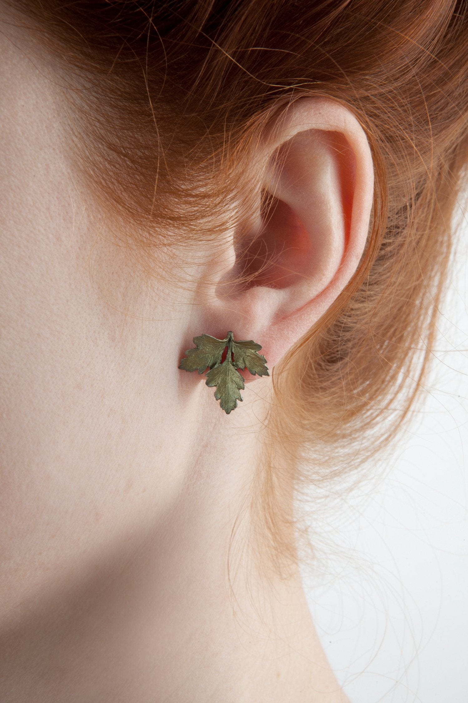Petite Herb - Parsley Post Earrings