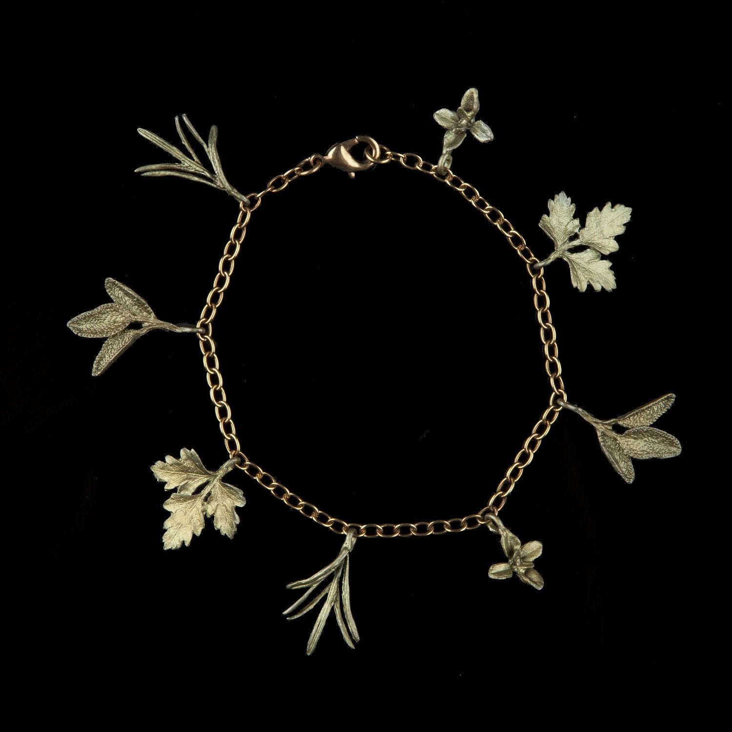 Petite Herb Charm Bracelet